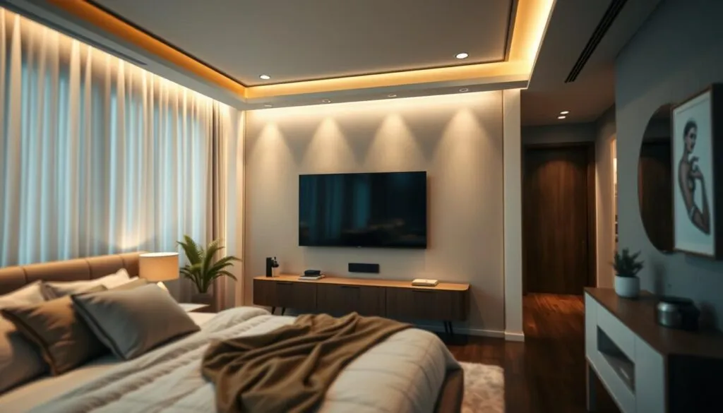 TV im Schlafzimmer integrieren