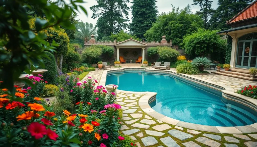 Tauchbecken im Garten Tauchbecken im Garten