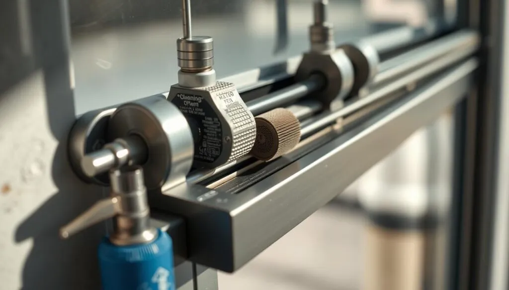 Wartung von Schiebetüren