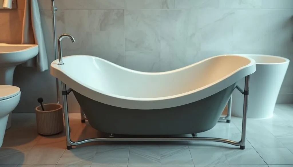 faltbare Badewanne für Senioren