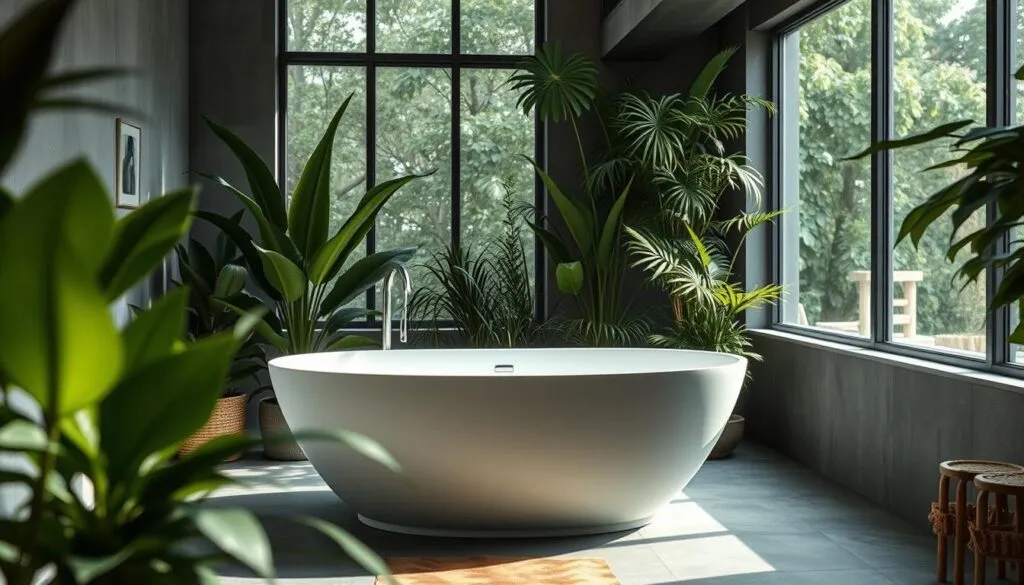 ökologische Badewanne