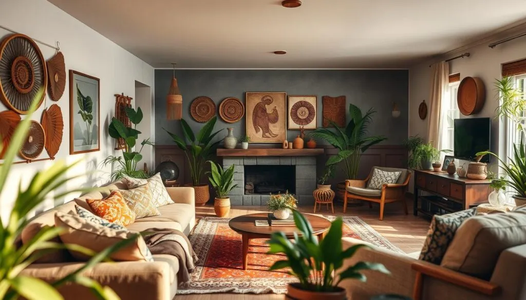 Boho Style Wohnzimmer