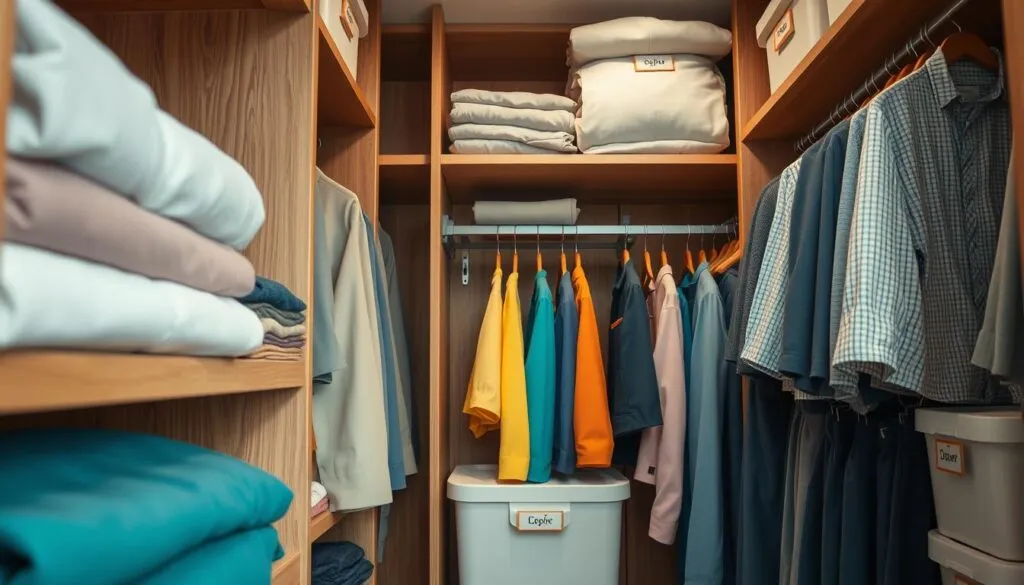 Kleiderschrank Organisation