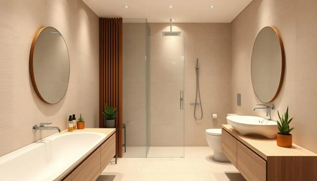 Kompakte Badezimmergestaltung 2025