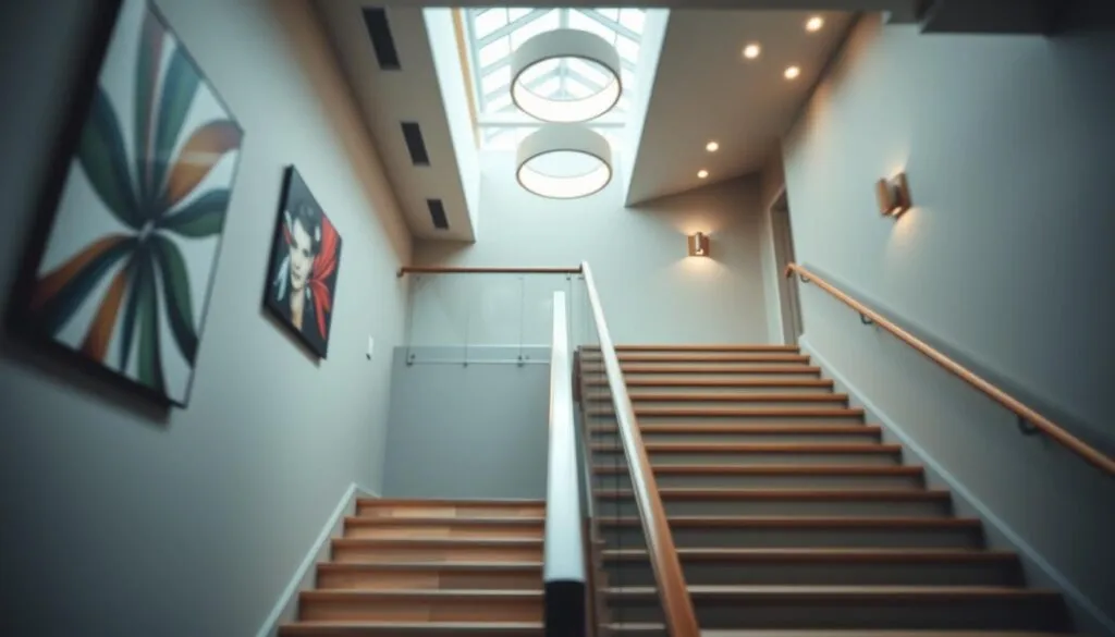 Moderne Wandgestaltung Treppenhaus