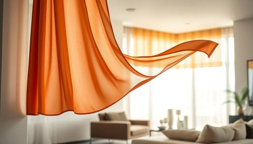 Moderne kurze Gardinen Materialien