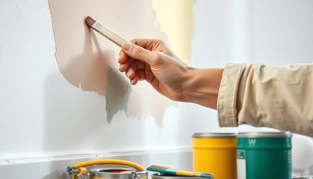 Wand streichen mit Rand