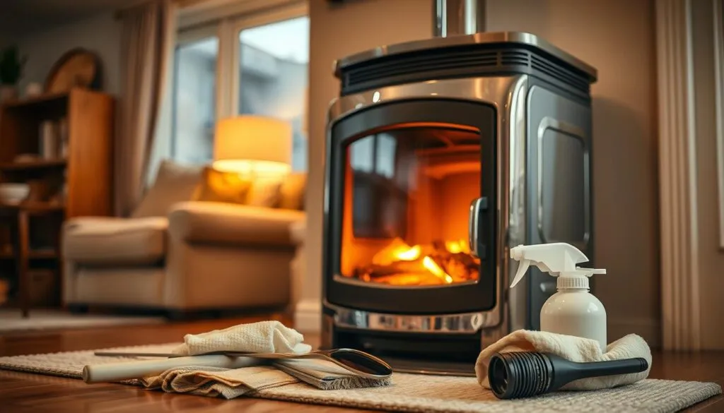 Pelletofen Wartung und Reinigung