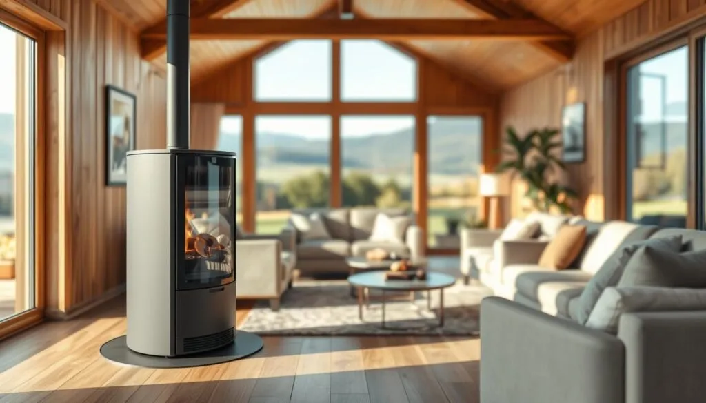 Pelletofen Wohnzimmer