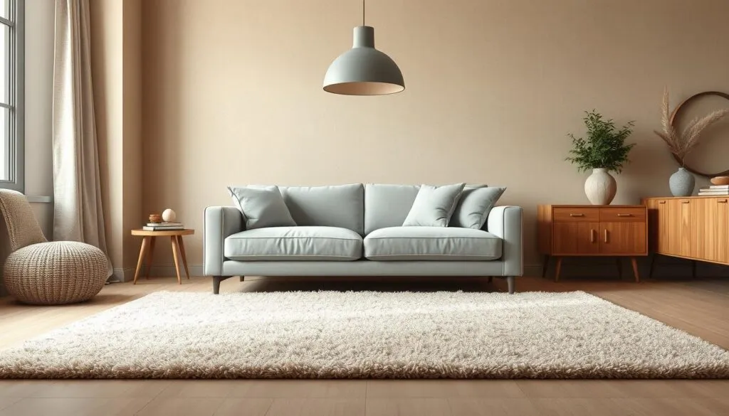 Beige und Grau Textilien Inneneinrichtung