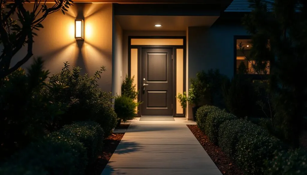 Moderne Hauseingangsbeleuchtung