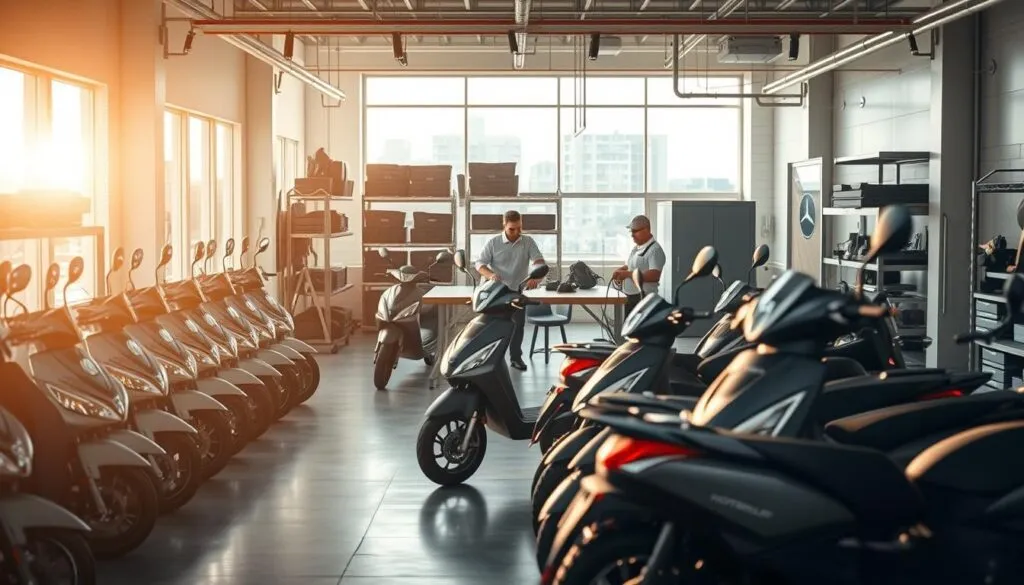 Motorroller Garage 2025