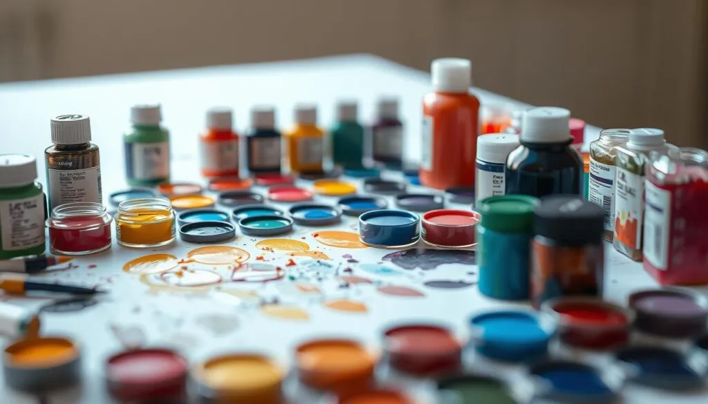 Farben mischen Tabelle