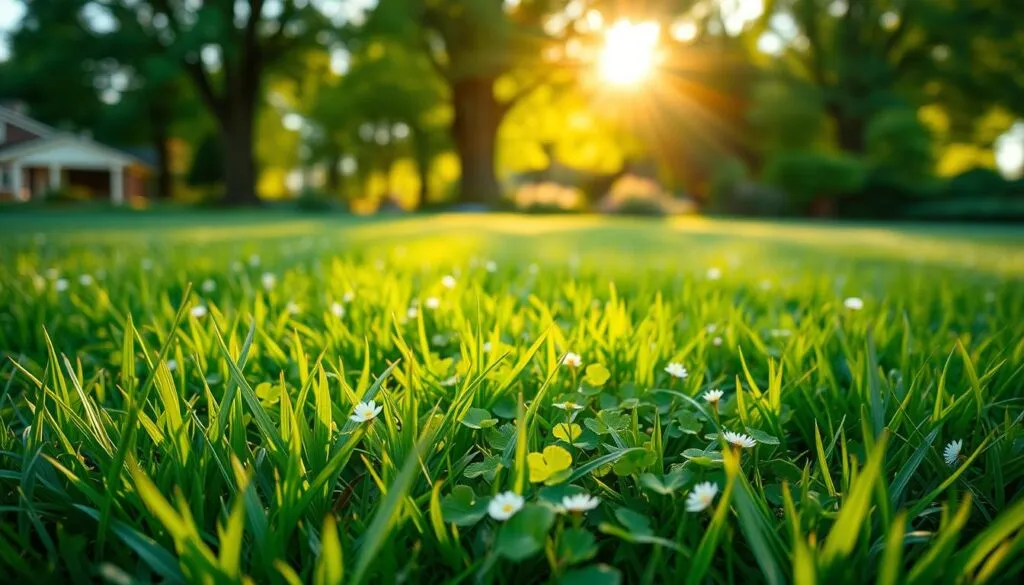 Klee im Rasen entfernen