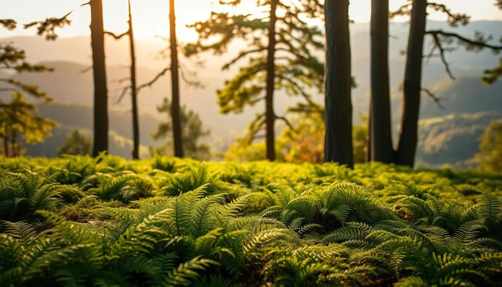 Olivgrün in der Natur Farbpalette
