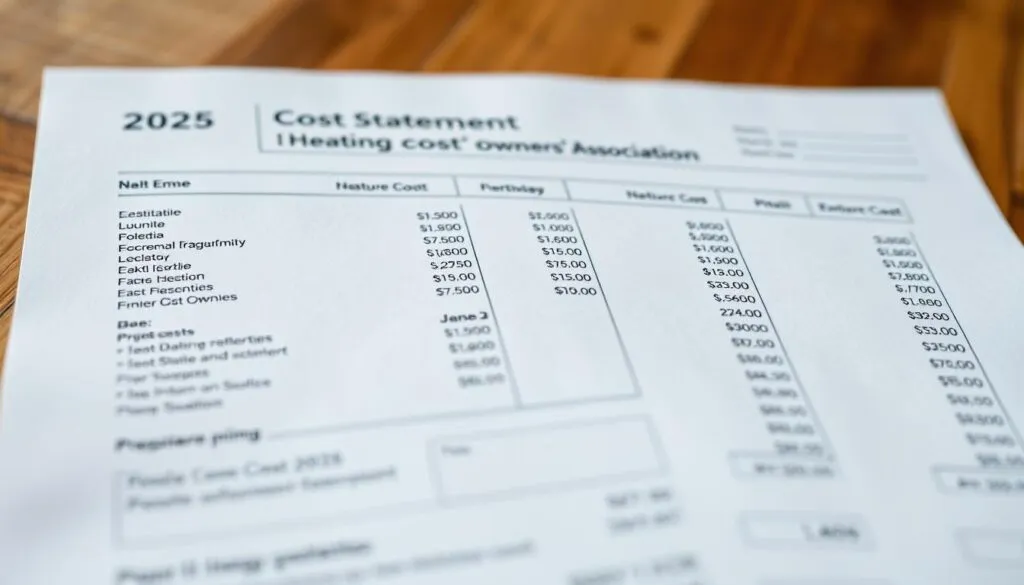 Heizkostenabrechnung Eigentümergemeinschaft