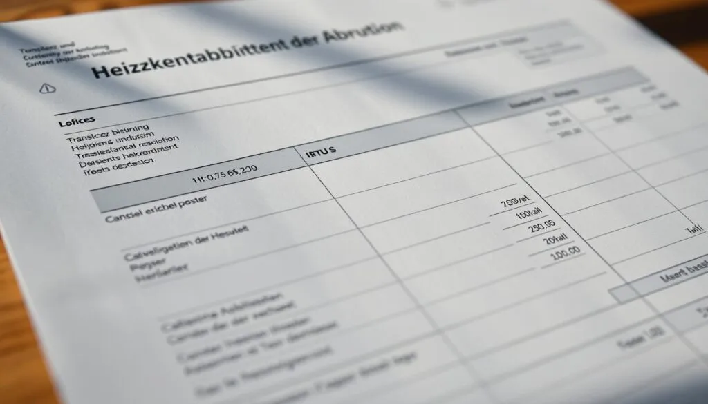 Heizkostenabrechnung Transparenz