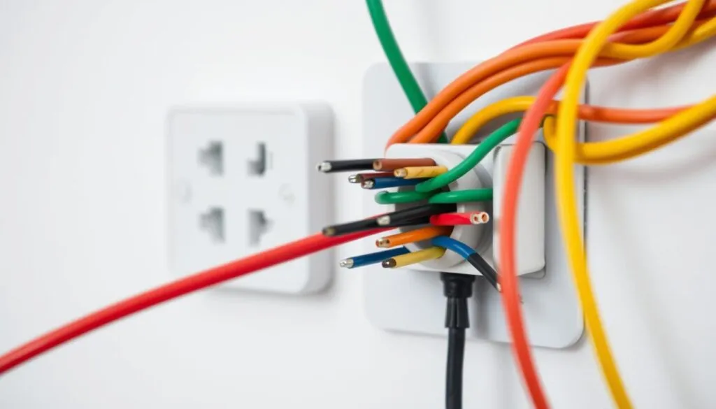 Steckdose Kabel Farben