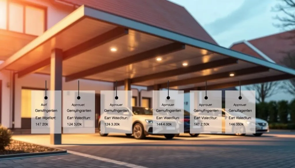 Carport Genehmigungsvarianten