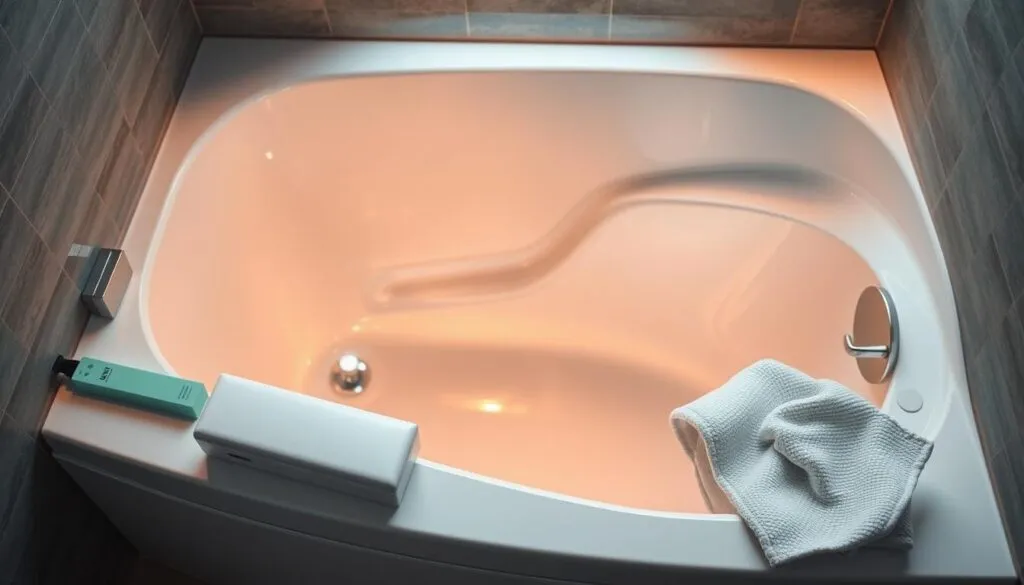 Pflege begehbare Badewanne