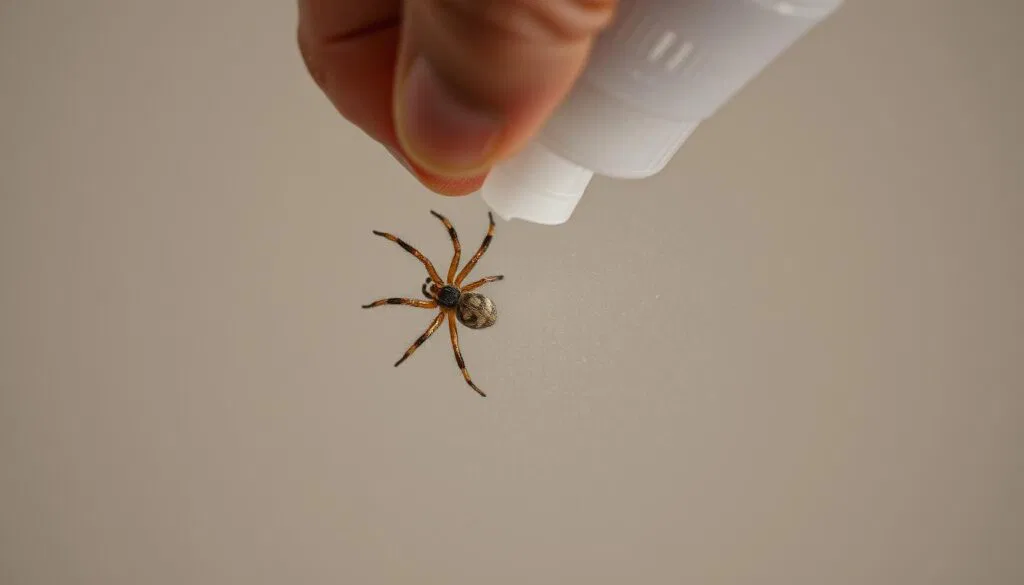 Spinnenspray Anwendung