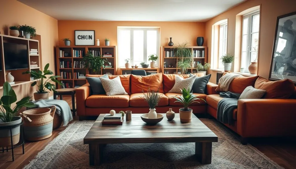 Wandfarben Wohnzimmer warm