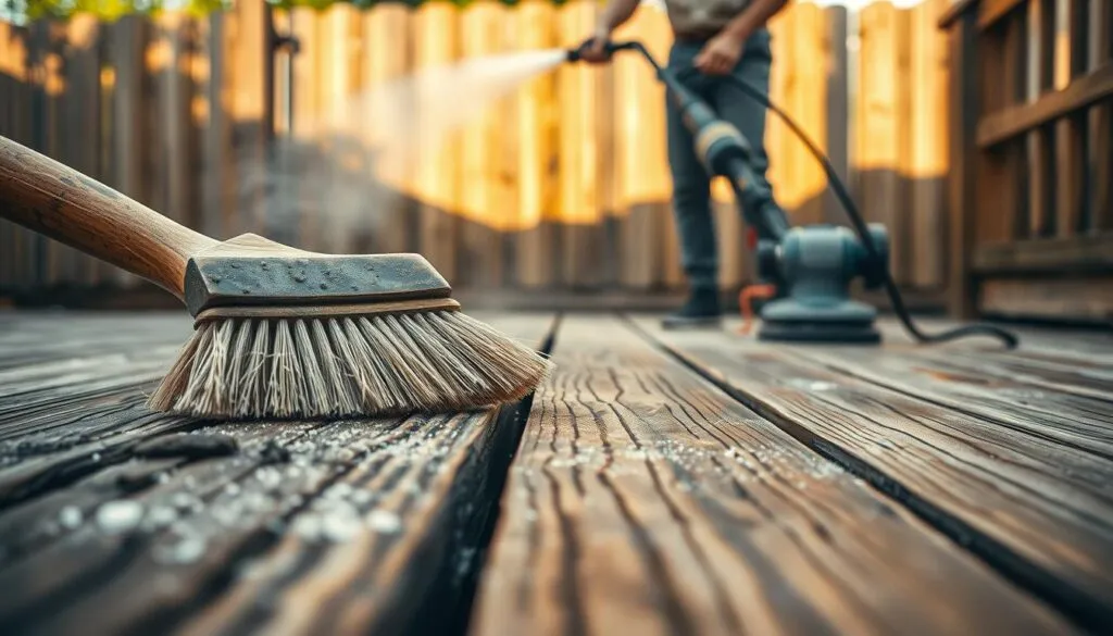 Holzreinigung Außenbereich Methoden