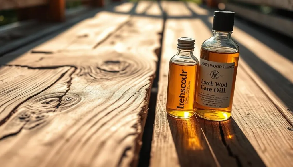 Lärchenterrasse Pflegeöl Anwendung