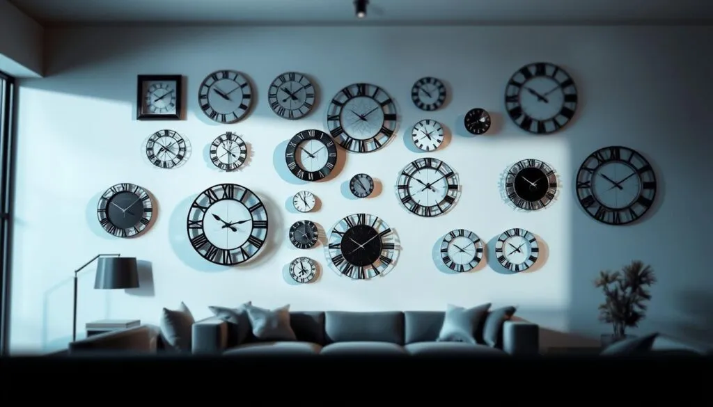 Ausgefallene Wanduhren Wohnzimmer