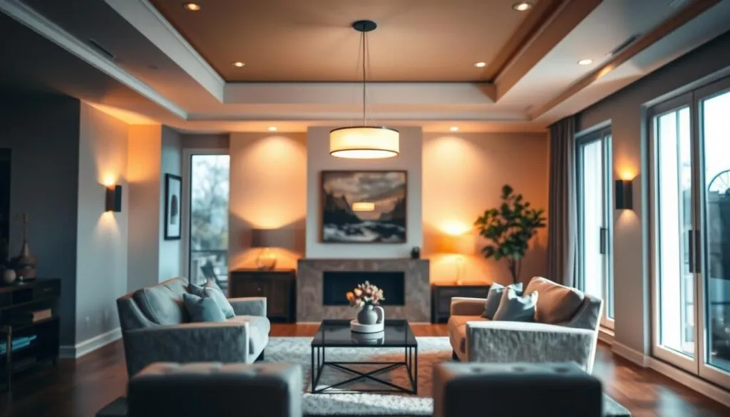 Indirekte Beleuchtung Wohnzimmer