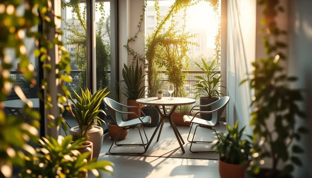 Schmal kleiner Balkon Gestaltung