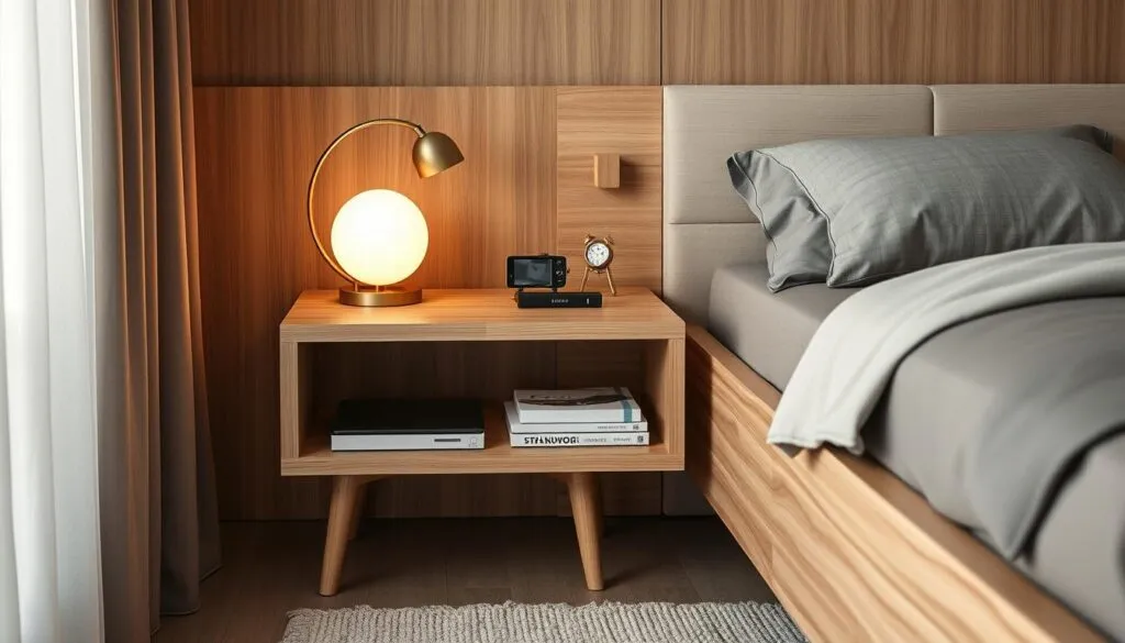 Nachttisch hoch für Boxspringbett