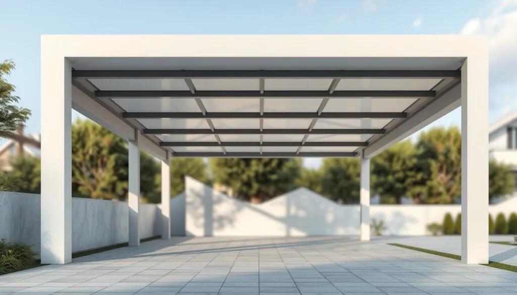 Technische Details Carport Dach