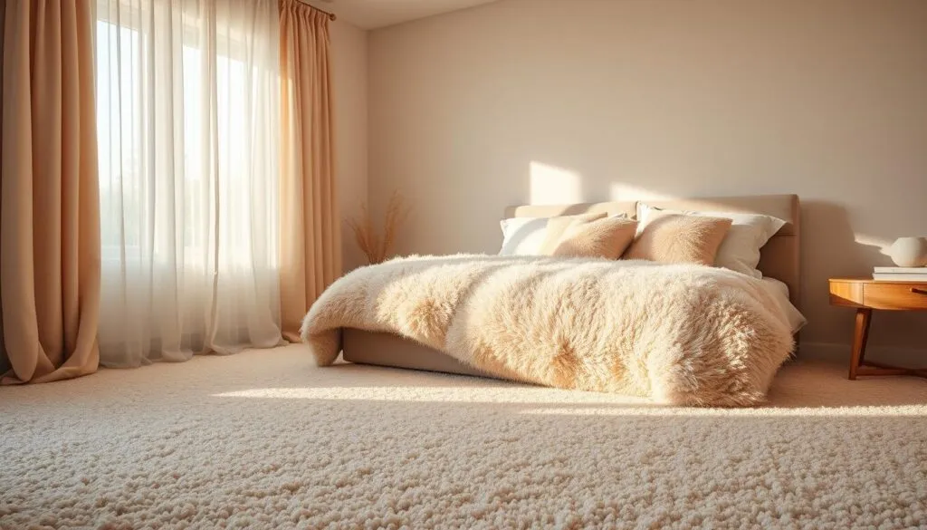 Wohlfühlatmosphäre mit Teppichen und Licht