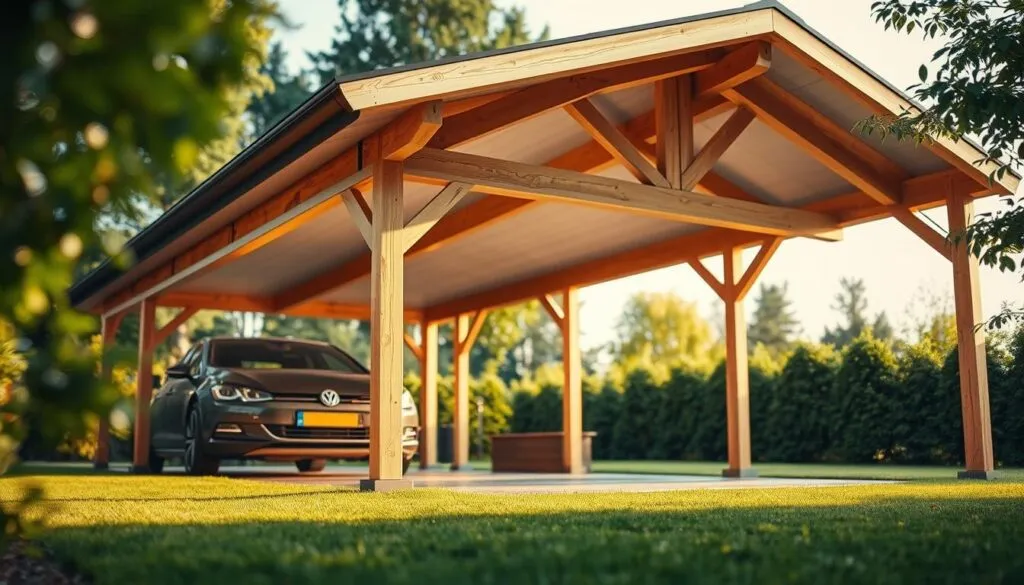 Feuchtigkeitsschutz Carport