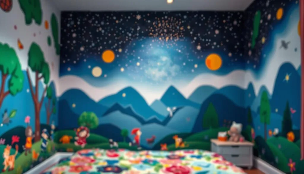 Kinderzimmer Wandgestaltung