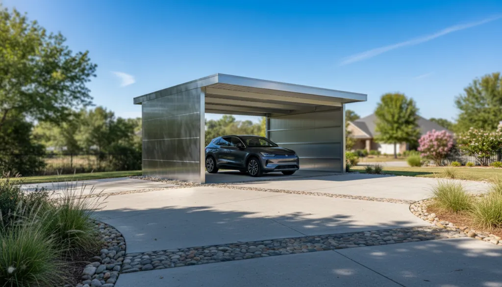 Carport Aluminium freistehend
