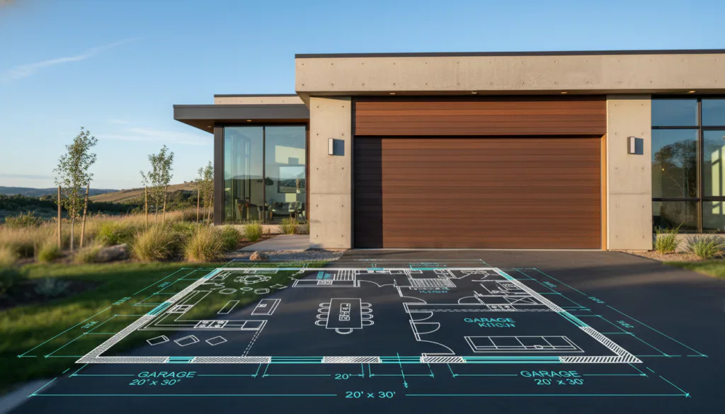 Integration Haus Garage Grundriss