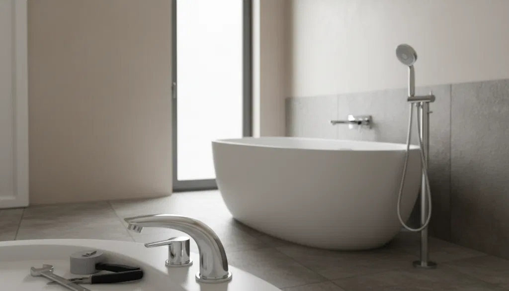 Montage Set für Badewanne