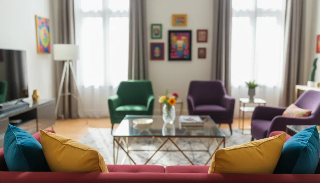 Farbkontraste Beispiele Wohnung