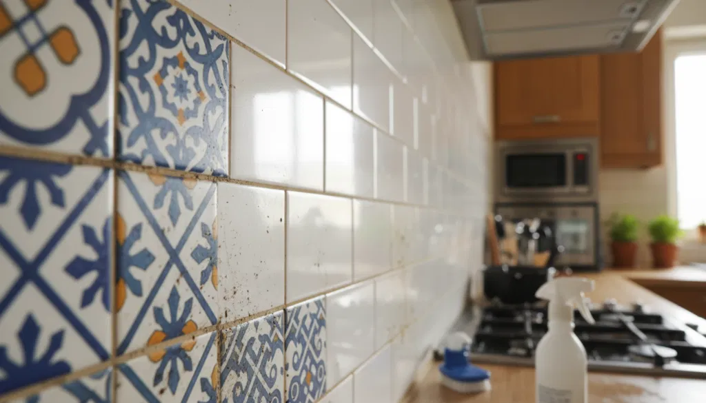 Herausforderungen Fliesenspiegel Fugen und Schmutz