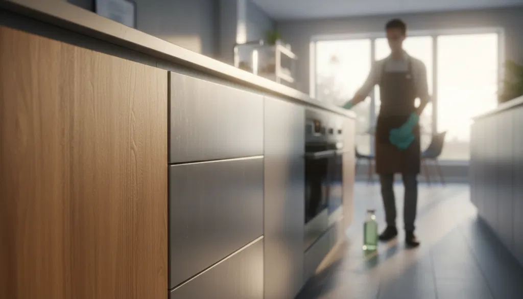 Materialgerechte Pflege von Küchenfronten