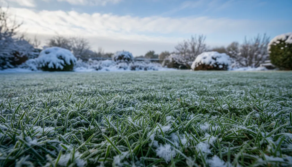 Rasen mähen Winterruhe