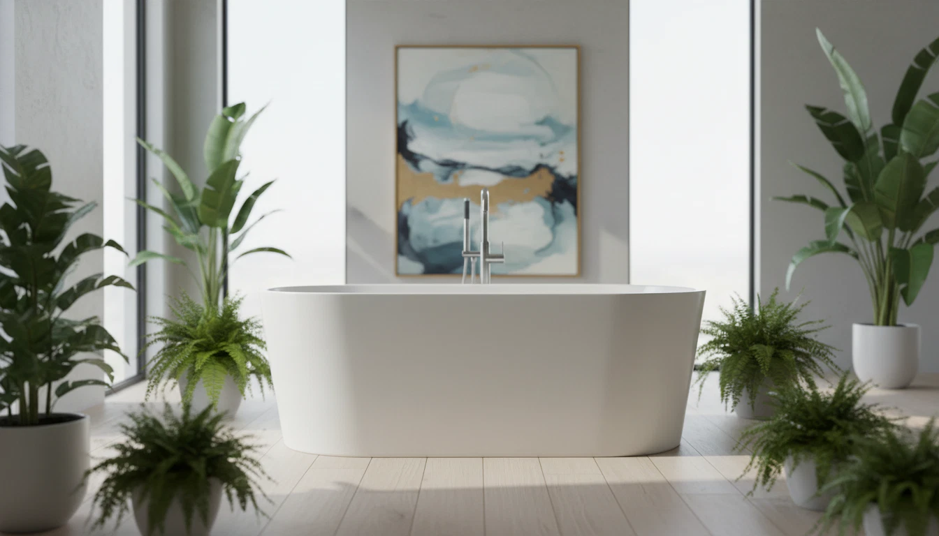 Freistehende Badewanne