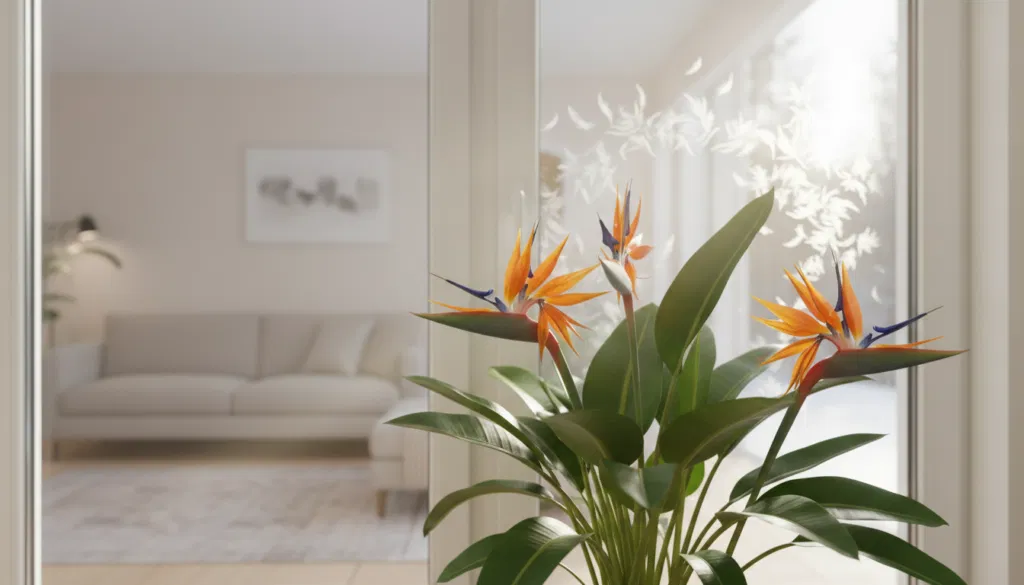 Gießen Strelitzie Winter Gießen Strelitzie Winter