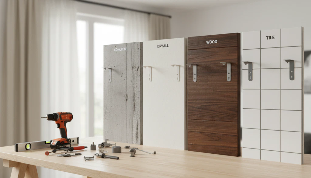 Montage an verschiedenen Wandtypen