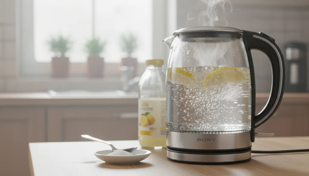 Wasserkocher entkalken Zitronensäure