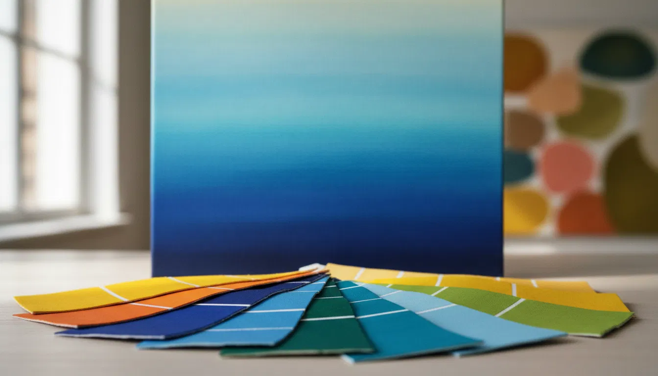 Welche Farbe passt zu Blau