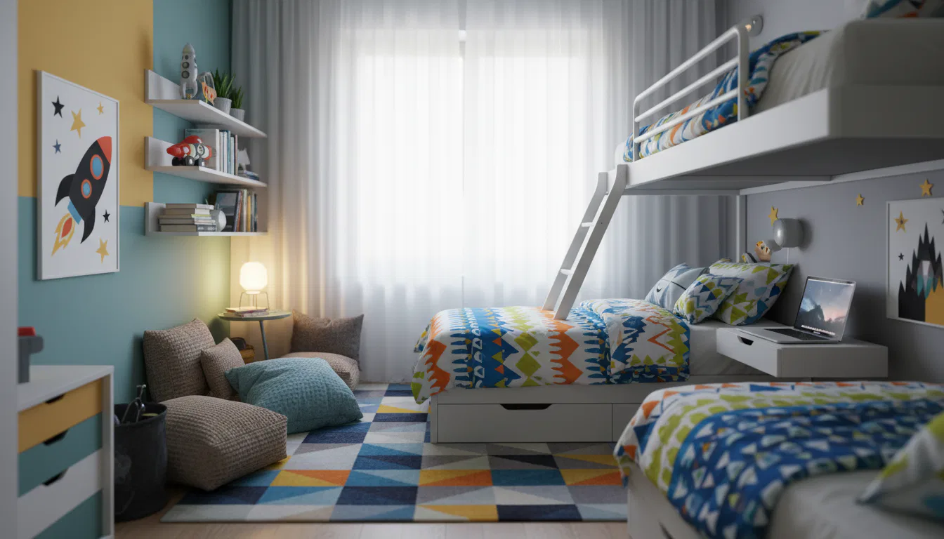 Jugendzimmer Jungen kleine Räume