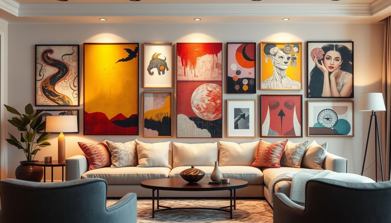 Stilvolle Wanddekoration Fr Wohnzimmer Ebenbild